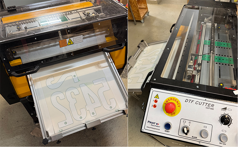 Maschine zum Schneiden von DTF